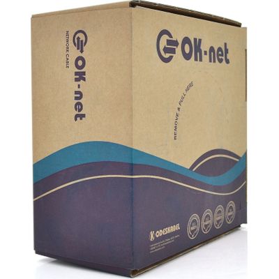 ������ ������� OK-Net UTP cat.5e ������� 100� (U/UTP-cat.5E-SL patch AWG26) (����-�� (100) 4*2*0,48 / 100) - �������� 1