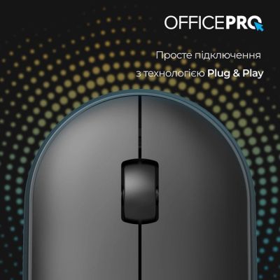 ����� OfficePro M185B Silent Click Wireless Black (M185B) - �������� 8