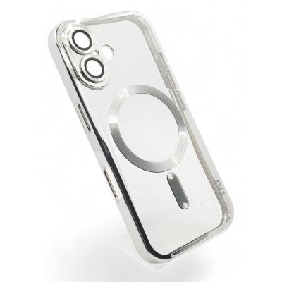     BeCover TPU Chrome Case (MagSafe)  Apple iPhone 16 Plus Silver (712078) -  2