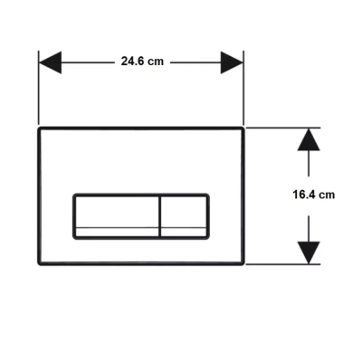 ������ ����� Geberit Delta50 Black matt (115.119.14.1) - �������� 3