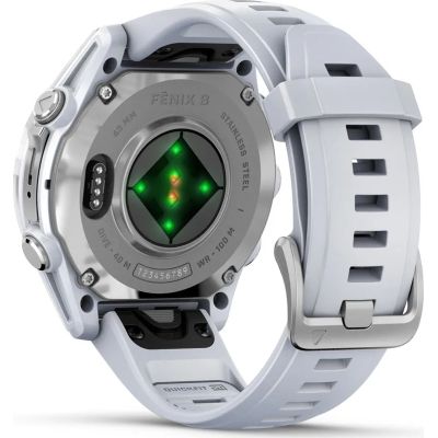 �����-���� Garmin fenix 8 43mm, AMOLED, Glass, BareSS/Whitestone, WhitestoneBn (010-02903-00) - �������� 6