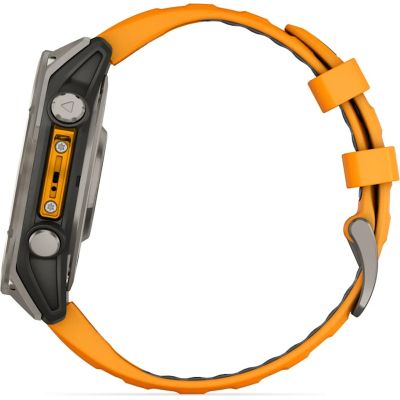 �����-���� Garmin fenix 8 47mm, AMOLED, Saph, Ti/Bare/Grpht, SparkOrg/GrphtBd, (010-02904-11) - �������� 5
