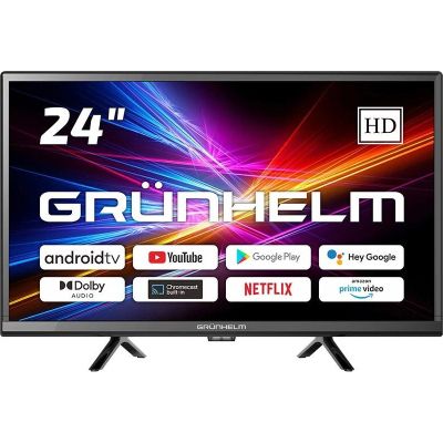 �������� 24, Google Android TV 11.0 - 24H300-GA11 T2 SMART TV, color box (GRUNHELM) - �������� 1