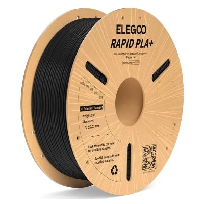 ������� ��� 3D-�������� ELEGOO Rapid PLA Plus 1��, 1.75��, black (50.203.0114) - �������� 1