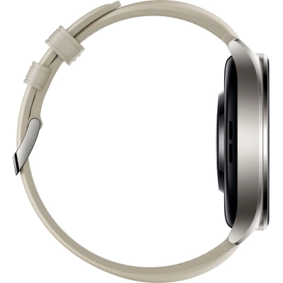 �����-���� Xiaomi Watch 2 Titan BHR9306GL Gray Case White Leather Strap (1093970) - �������� 4