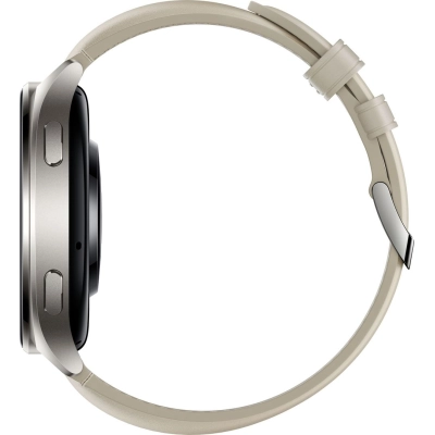 �����-���� Xiaomi Watch 2 Titan BHR9306GL Gray Case White Leather Strap (1093970) - �������� 5
