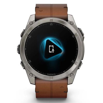 �����-�������� Garmin fenix 8 51mm,AMOLED,Sapphire, Bare Ti, Blk/Chsnt Lthr (010-02905-40) - �������� 2
