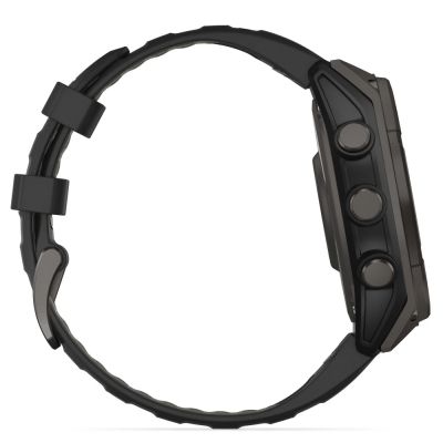- Garmin fenix 8 47mm,Saph Solar,CrbnGry Ti/Blk,Blk/PblGryBnd (010-02906-11) -  4