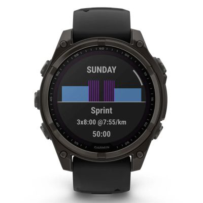 - Garmin fenix 8 47mm,Saph Solar,CrbnGry Ti/Blk,Blk/PblGryBnd (010-02906-11) -  9