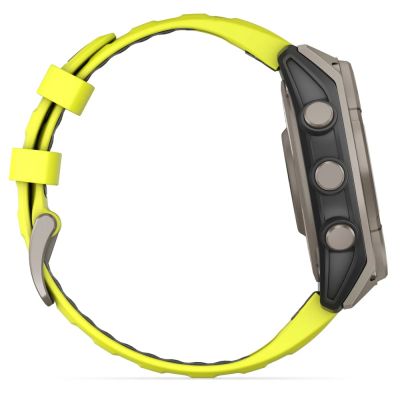 �����-�������� Garmin fenix 8 47mm,Saph Solar, BareTi/Graphite,AmpYe/GrphBnd (010-02906-21) - �������� 4