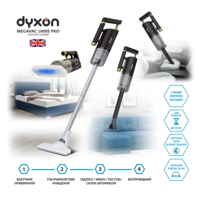 ������� DYXON MEGAVAC 1600S PRO Vacuum Cleaner Black (DXNVCMGVC1600SPB) - �������� 9