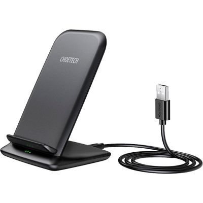 �������� ���������� Choetech 15W Fast Wireless Charging Stand 2coils black (T555-F-BK) - �������� 3