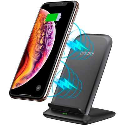 �������� ���������� Choetech 15W Fast Wireless Charging Stand 2coils black (T555-F-BK) - �������� 4