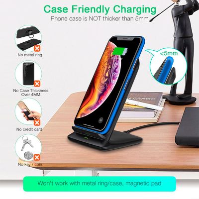 �������� ���������� Choetech 15W Fast Wireless Charging Stand 2coils black (T555-F-BK) - �������� 7