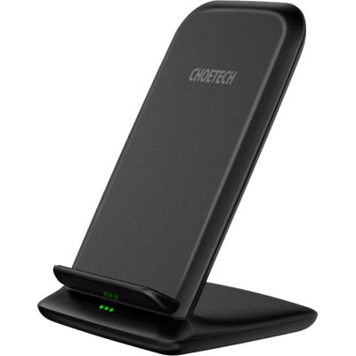�������� ���������� Choetech 15W Fast Wireless Charging Stand 2coils black (T555-F-BK) - �������� 1