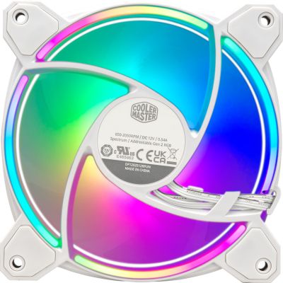 ����� ��� ������� CoolerMaster MasterFan MF120 Halo2 3 in 1 White (MFL-B2DW-213P2-R2) - �������� 4
