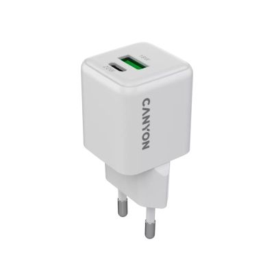 �������� ������� Canyon CU20AC GaN 20W 1xPD 1xQC EU White (CNS-CUW20AC) - �������� 1