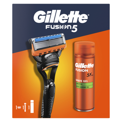 ����� ��������� Gillette Fusion5 ������ ��� ������ ������� (������) � 1 ������� ���������� + ���� ��� ������ 200 �� (8700216534048) - �������� 2