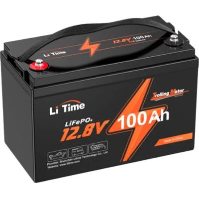     LiFePo4 Litime 12.8V-100Ah (Li-Time-LiFePO4-12.8-100) -  1