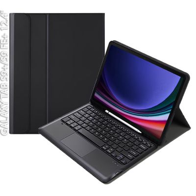 ����� ��� �������� BeCover Keyboard+TouchPad Samsung Tab S9 Plus (SM-X810/SM-X816)/S9 FE Plus (SM-X610/SM-X616) 12.4" Black (712368) - �������� 1
