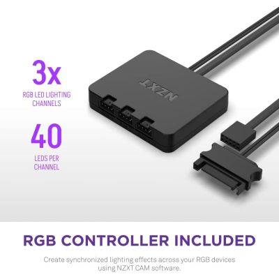 ����� ��� ������� NZXT F120RGB Duo - 120mm Dual- (RF-D12SF-B1) - �������� 12