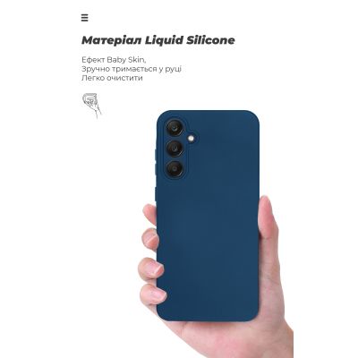 ����� ��� ���������� �������� Armorstandart ICON Samsung A25 5G (A256) Camera cover Dark Blue (ARM83065) - �������� 7