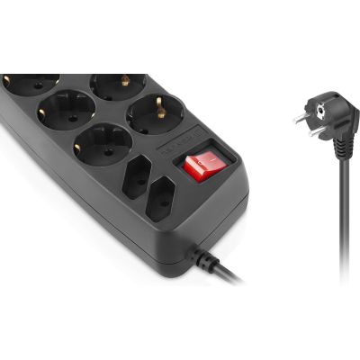 ��������� ������ �������� REAL-EL REAL-EL RS-10 Protect, 3m, black (EL122300039) - �������� 3