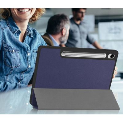 ����� ��� �������� BeCover Flexible TPU Mate Samsung Tab S9 (SM-X710/SM-X716)/S9 FE (SM-X510/SM-X516B) 11.0" Deep Blue (712528) - �������� 10