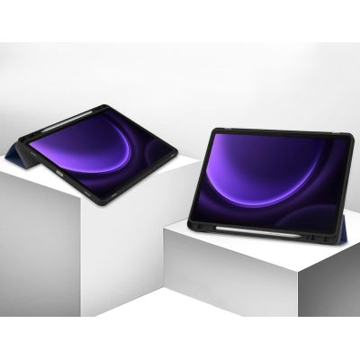 ����� ��� �������� BeCover Flexible TPU Mate Samsung Tab S9 (SM-X710/SM-X716)/S9 FE (SM-X510/SM-X516B) 11.0" Deep Blue (712528) - �������� 8