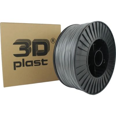 ������� ��� 3D-�������� 3Dplast PLA 1.75��, 3��, gray - metallic (3DPLA1753GRMT) - �������� 1