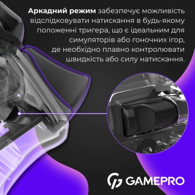 ������� GamePro GPS13T BT 5.3/USB/PC/iOS/Android/PS3/PS4 RGB Transparent (GPS13T) - �������� 5