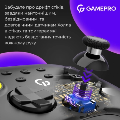 ������� GamePro GPX13B 2.4G/BT 5.1/USB/PC/iOS/Android RGB Black (GPX13B) - �������� 4