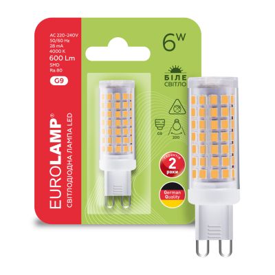 �������� Eurolamp LED G9 6W 600Lm 4000K (LED-G9-0640(220)) - �������� 2