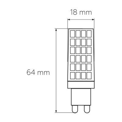 �������� Eurolamp LED G9 6W 600Lm 4000K (LED-G9-0640(220)) - �������� 3