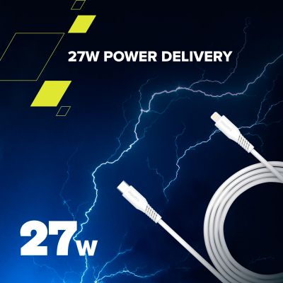   USB-C to Lightning 1.2m CLN30SC C-L 30W White Canyon (CNS-CLN30SC12W) -  3