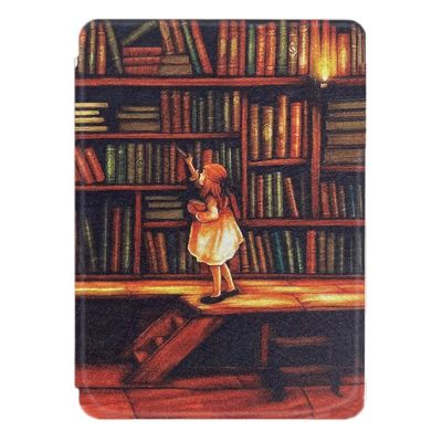 ����� �� ���������� ����� BeCover Smart Case Amazon Kindle Paperwhite 12th Gen. 2024 7"/Colorsoft (2024) Library Girl (712856) - �������� 2