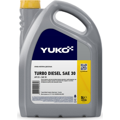 �������� ����� Yuko TURBO DIESEL SAE 30 5� (4823110402856) - �������� 1