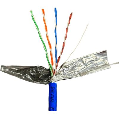 ������ ������� GEAR FTP 100�, cat.5e, CCA(25), 4*2*0,51, PVC, indoor, blue (GEC-FTPCCA25051100) - �������� 1