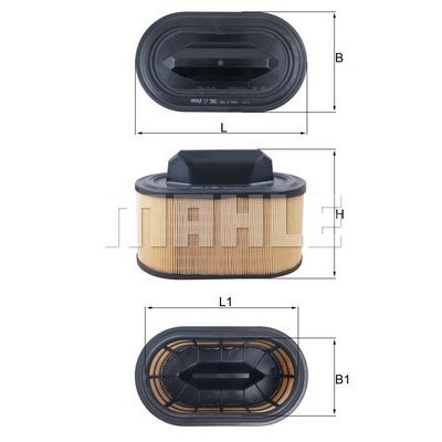 ��������� ������ ��� ���������� Mahle LX2966 - �������� 1