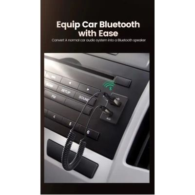 FM ��������� Ugreen Bluetooth 5.0 Aux with mic CM309 UGREEN Black (70601) - �������� 6