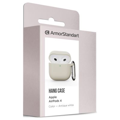    Armorstandart Hang Case  Apple AirPods 4 Antique white (ARM81279) -  3