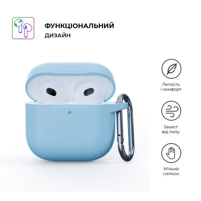 ����� ��� ��������� Armorstandart Hang Case ��� Apple AirPods 4 Light Blue (ARM81283) - �������� 2
