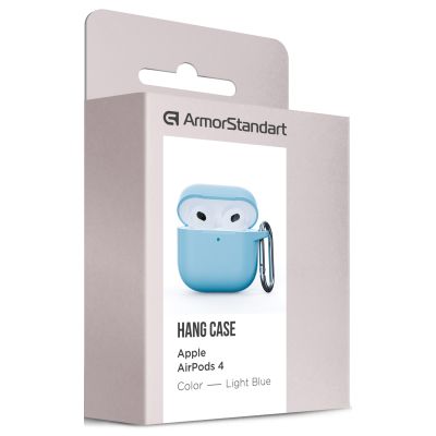 ����� ��� ��������� Armorstandart Hang Case ��� Apple AirPods 4 Light Blue (ARM81283) - �������� 3