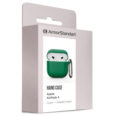    Armorstandart Hang Case  Apple AirPods 4 Needle Green (ARM81289) -  3