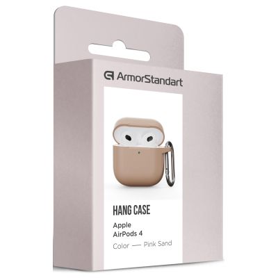    Armorstandart Hang Case  Apple AirPods 4 Pink Sand (ARM81291) -  3