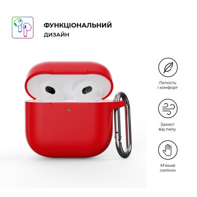    Armorstandart Hang Case  Apple AirPods 4 Red (ARM81293) -  2