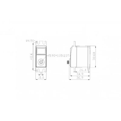 ����������� ��� ����� Emax ES3005HV Metal Gear Digital Servo (0102007010) - �������� 4