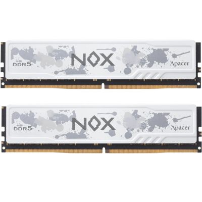 ������ ���'�� ��� ����'����� DDR5 32GB (2x16GB) 6000 MHz NOX White Apacer (AH5U32G60C622MWAA-2) - �������� 1