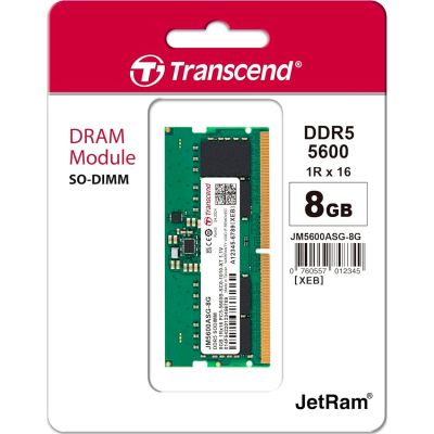������ ���'�� ��� �������� SoDIMM DDR5 8GB 5600 MHz Transcend (JM5600ASG-8G) - �������� 2