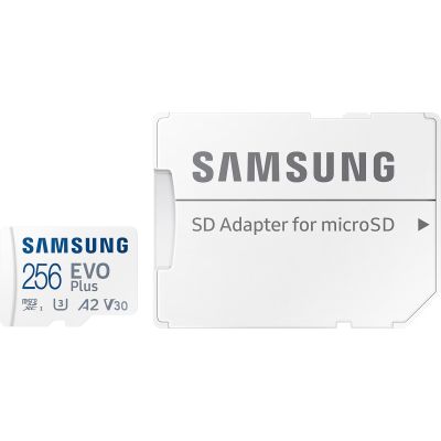   MicroSDXC  256GB UHS-I U3 V30 A2 Samsung Evo Plus + SD- (MB-MC256SA/EU) -  6